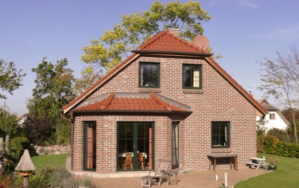 Südansicht vom Ferienhaus am Hoch Hilgor - Rügen