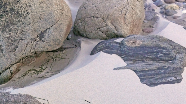 Steine am Strand