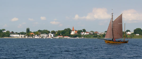 Zeesboot vor Altefähr