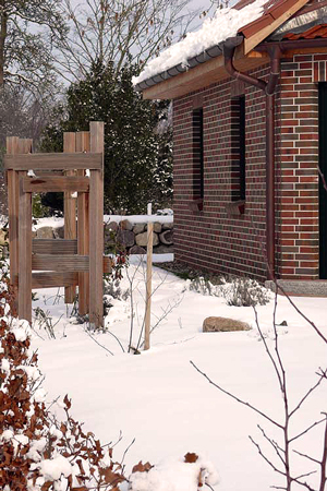 Garten im Winter
