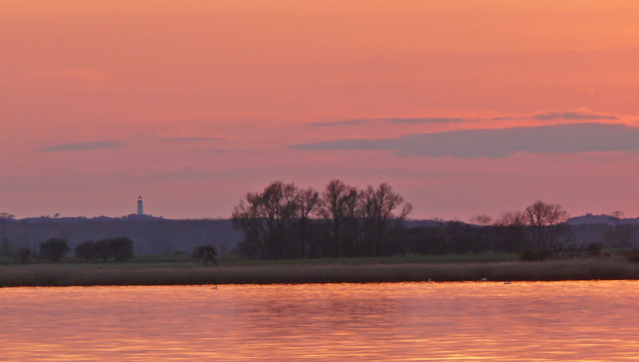 Sonnenaufgang am Bodden